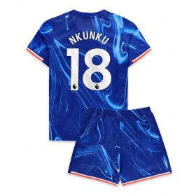 Chelsea Christopher Nkunku #18 Heimtrikot 2024-25 Kurzarm (+ kurze hosen)